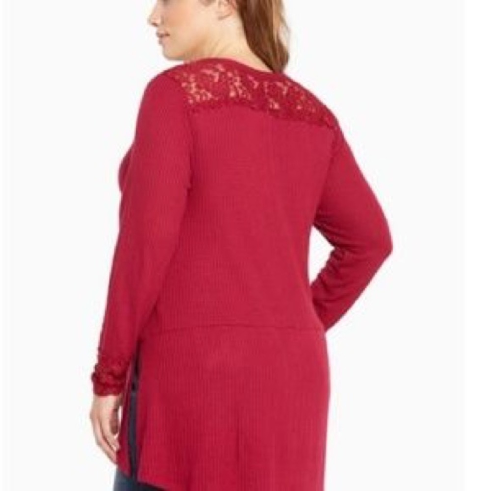 Torrid Lace Inset Tunic - Picture 2 of 5